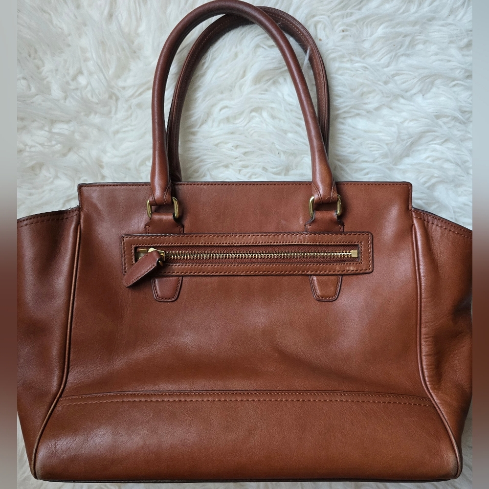 Coach Legacy Candace medium carryall cognac leather - Picture 2 of 11